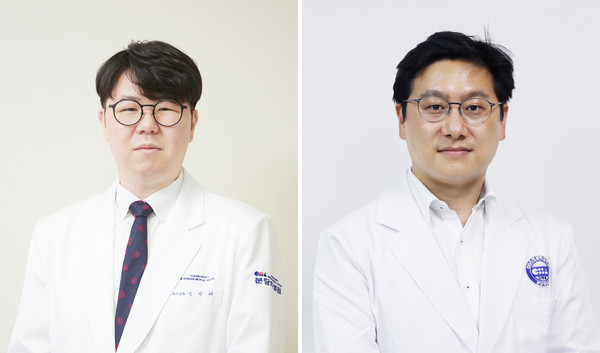 ▲ 분당 차병원 소화기내과 성민제 교수, 외과 양석정 교수 사진.