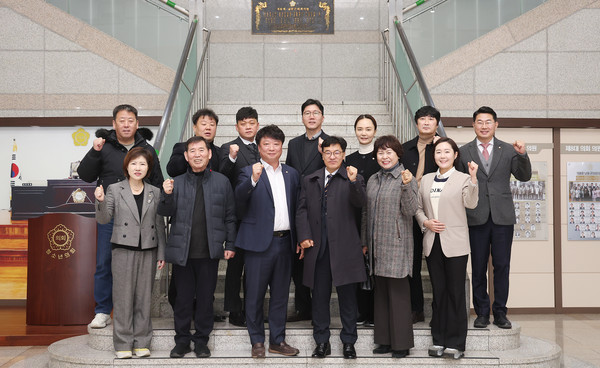 ▲ 남동구의회 주민자치협의회 임원진 간담회 개최 모습.