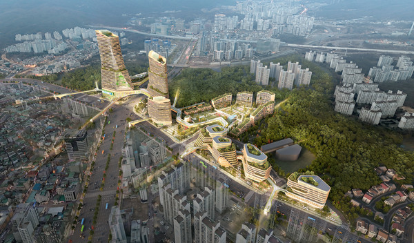▲ 행림종합건축사사무소 컨소시엄 ‘Green Promenade’.