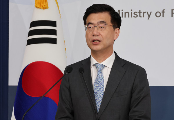 ▲ 이재웅 외교부 대변인, 현안 관련 정례브리핑. /뉴시스