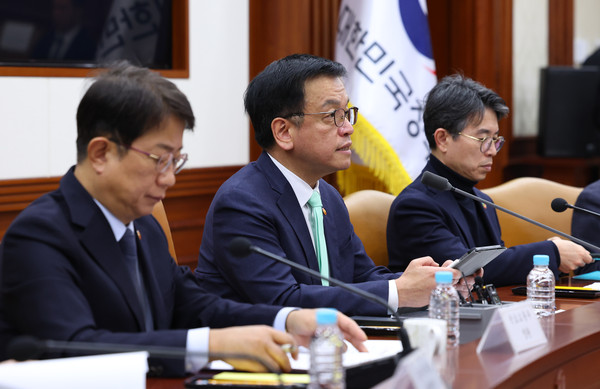 ▲ 최 대통령 권한대행, 민생경제점검회의 주재하는 모습. /뉴시스