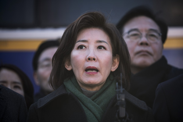 ▲ 입장 밝히는 나경원 의원. /뉴시스