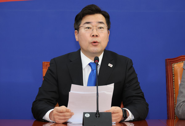 ▲ 발언하는 박찬대 원내대표. /뉴시스