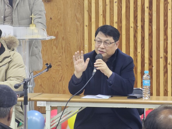 ▲ 김대중 의원, 주안8동 정비사업추진예정지 대상 현장간담회 개최 모습.