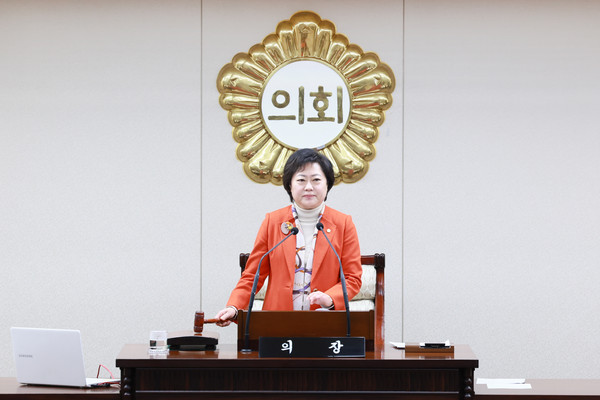 ▲ 부평구의회 안애경 의장.