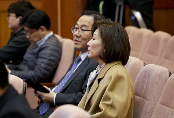 ▲ 주호영-나경원, 윤 대통령 탄핵심판 9차 변론 참석. /뉴시스
