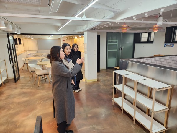 ▲ 정서윤 의원 서울청년센터(동대문)·창업지원센터 등 청년·일자리 지원 분야 현장 확인 모습.