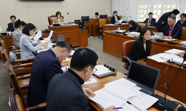 ▲ 국회 복지위 제2소위, 국민연금법 심사. /뉴시스