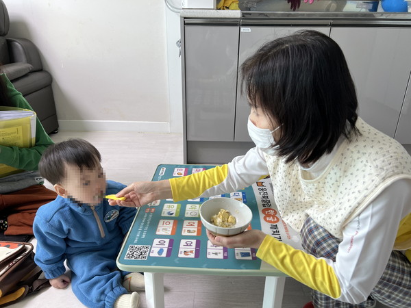▲ 양육서포터즈 모습.