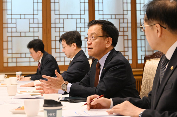 ▲ 최상목 대통령 권한대행, 대외경제현안간담회 발언. /뉴시스