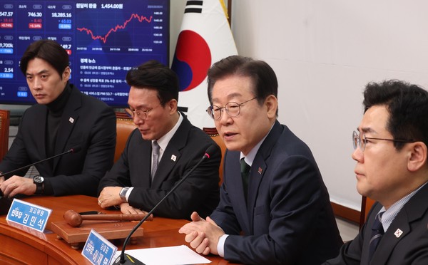 ▲ 발언하는 이재명 대표. /뉴시스