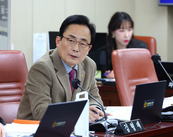 ▲ 서울시의회 문체위에서 발언 중인 김형재 의원.