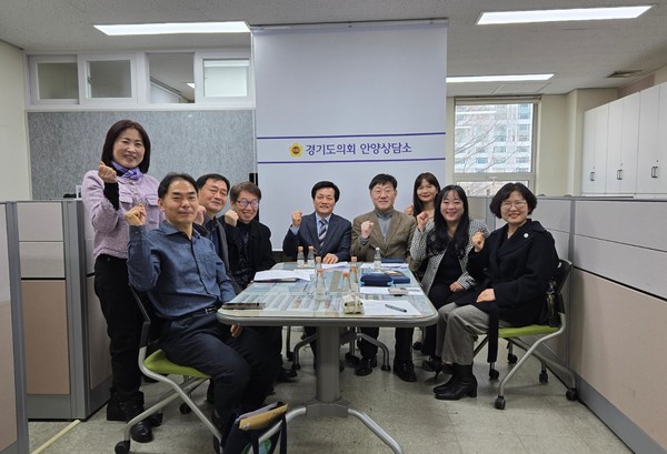 ▲ 문형근 의원, 경기도평생교육사협회 활성화 관련 정담회.