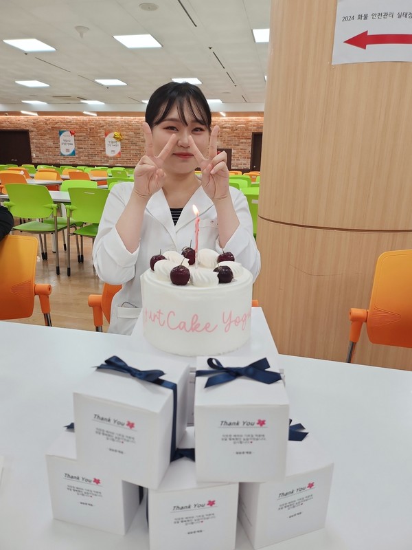 ▲ 취업이라는 반가운 소식을 전해준 박예원 씨.