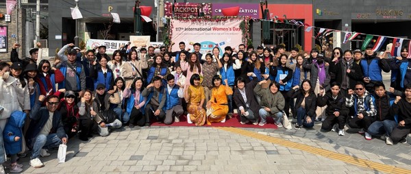 ▲ 평택시 117주년 세계여성의 날 기념행사 개최 모습.