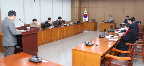 ▲ 이천시의회 제1차 의회운영위원회 개최 모습.
