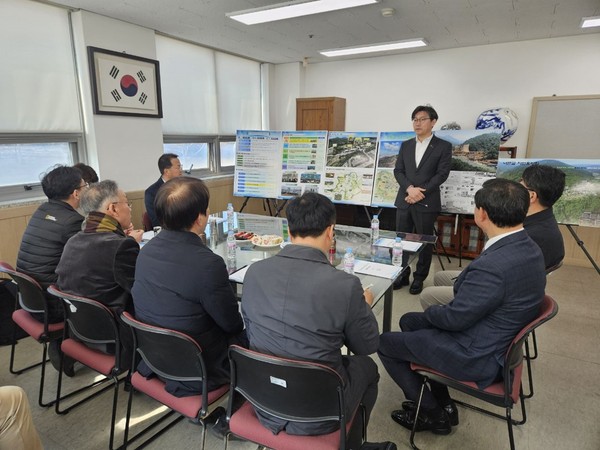 ▲ 광주시 '대한민국 산림박람회' 공모 현장 심사 진행 모습.