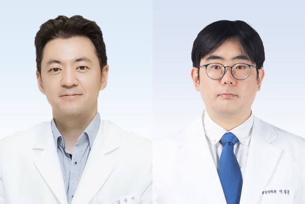 ▲ 분당서울대병원 산부인과 김슬기 교수(왼쪽), 영상의학과 이재환 교수(오른쪽).