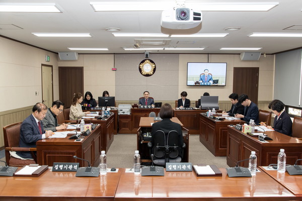 ▲ 영등포구의회 운영위원회 개최 모습.