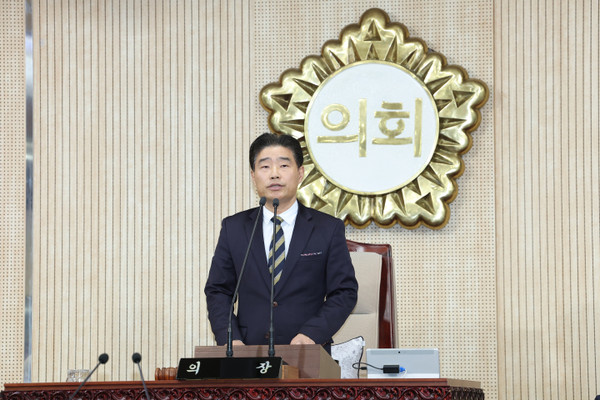 ▲ 김운남 의장.