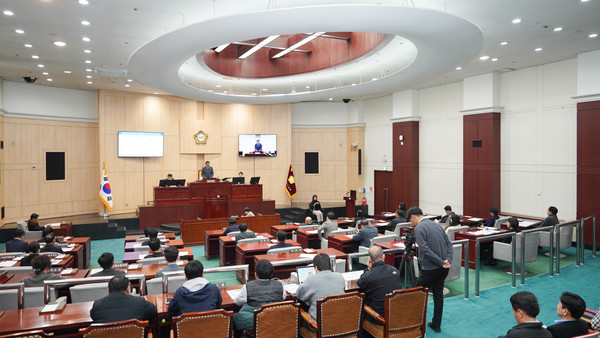 ▲ 동대문구의회 제340회 임시회 모습.