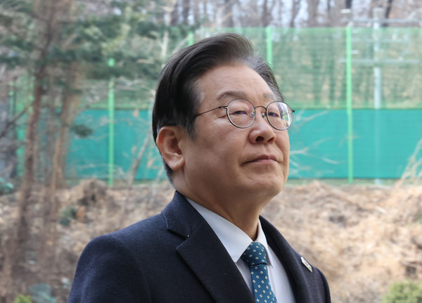 ▲ 이재명 대표, 대장동 배임 관련 공판 출석 모습. /뉴시스