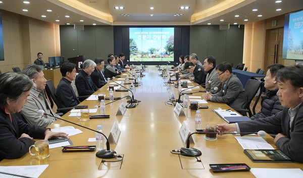 ▲ 평택시 2025년 제13회 경기정원문화박람회 전문가 간담회 개최 모습.