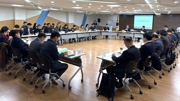 ▲ 경기도교육청 교육지원청 행정국(과)장 협의회 개최 모습.