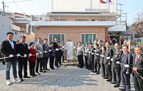 ▲ 미추홀구, 자율방범연합대 사무실 개소식.