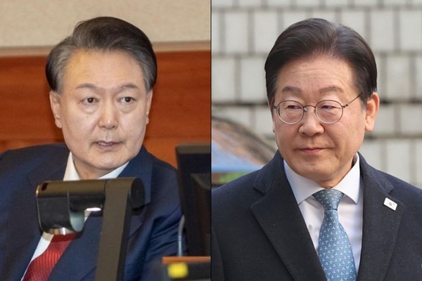 ▲ 윤석열 대통령과 이재명 더불어민주당 대표. /뉴시스