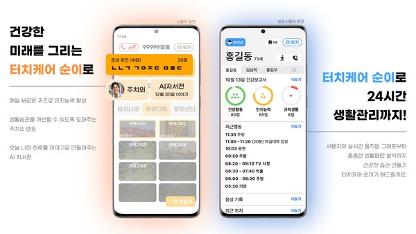 ▲ 실버케어 순이 매뉴얼.