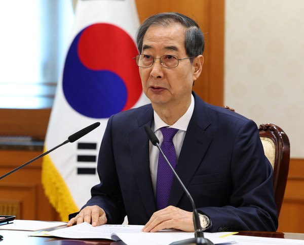 ▲ 한덕수 대통령 권한대행. /뉴시스