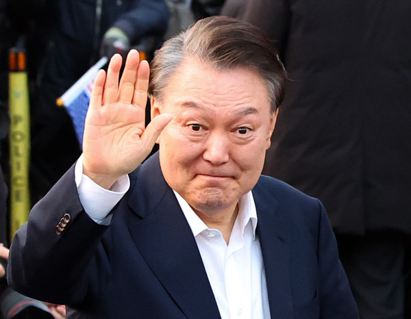 ▲ 눈시울 붉어진 윤석열 대통령. /뉴시스