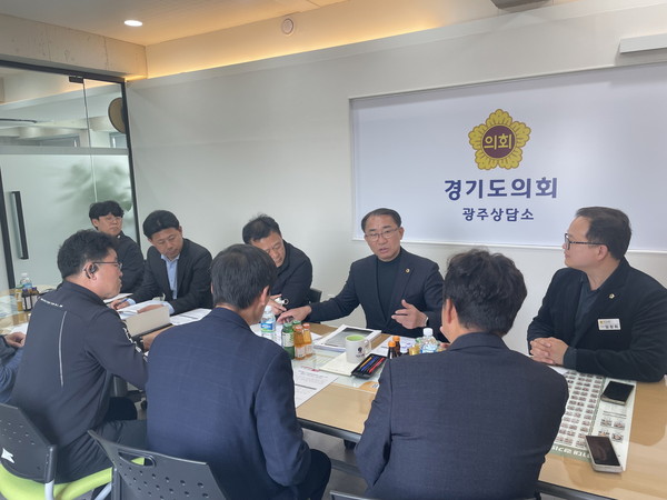 ▲ 김선영 의원 간담회 개최 모습.
