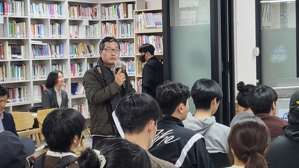 ▲ 국민대학교와 정릉3동 주민자치회가 함께하는 自治 class 개최 모습.