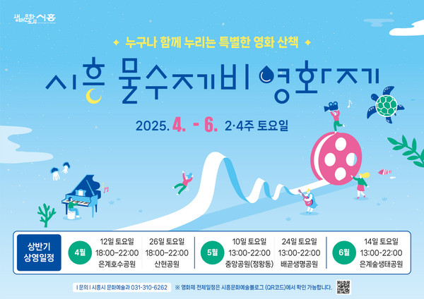 ▲ '시흥 물수제비 영화제' 포스터.
