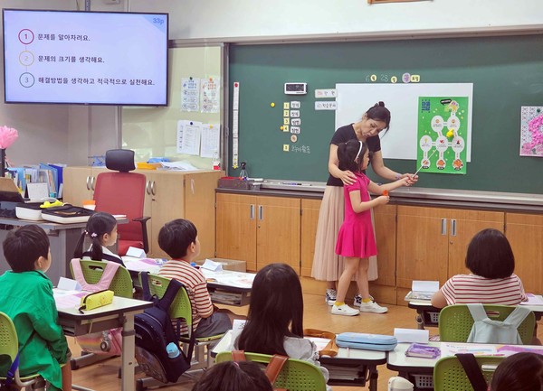 ▲ 사회정서, 인성교육 사진.