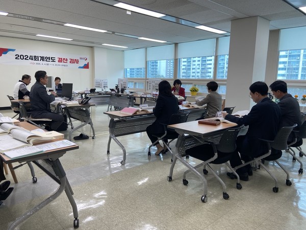 ▲ 오산시 2024회계연도 결산검사 보고회 개최 모습.