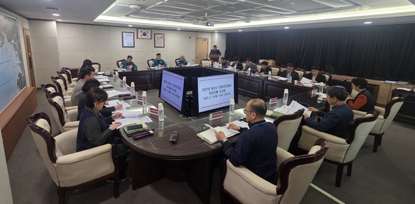 ▲ 옹진군 집중안전점검 사전 준비상황 보고회.