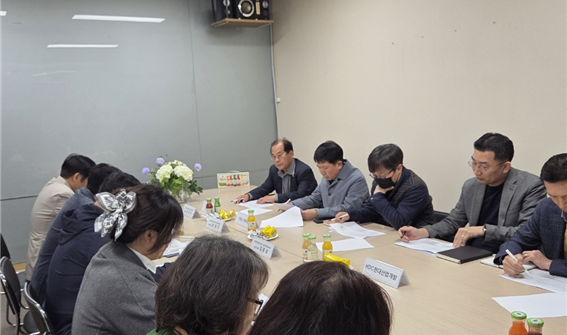 ▲ 수원아이파크시티 간담회 개최 모습.