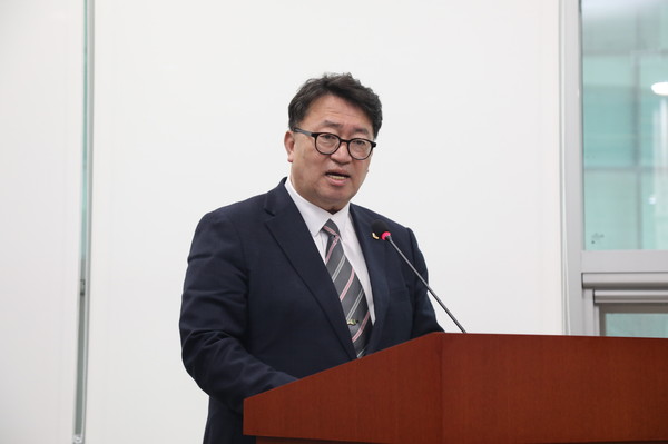 ▲ 임광현 의원이 조례안에 대해 설명하고 있다.