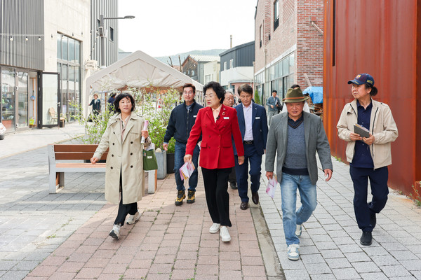 ▲ 김경희 이천시장 제39회 이천도자기축제 사전점검 실시 모습.