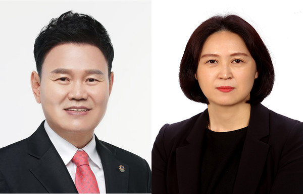 ▲ 이관우 위원장(왼쪾)과 강수진 부위원장(오른쪽).