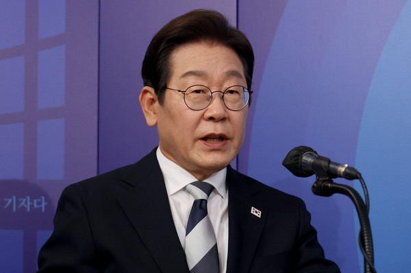 ▲ 발언하는 이재명 후보. /뉴시스