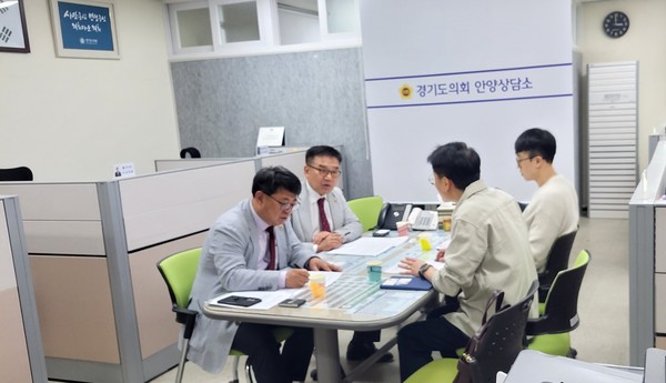 ▲ 안양시 관양동.인덕원동 도시개발사업 업무 보고.