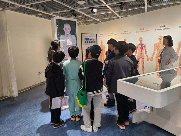 ▲ 학생건강증진센터 체험교육 현장 사진.