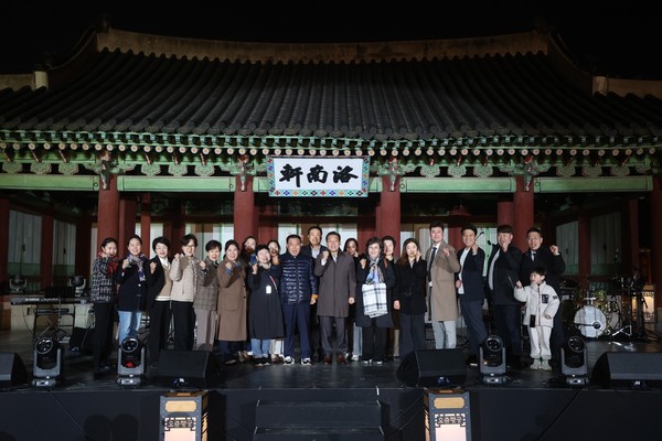 ▲ 2025 화성행궁 야간개장 개막식 개최 모습.