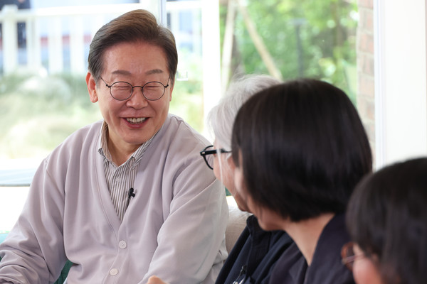 ▲ 이재명 대선후보 'K-콘텐츠 산업 진흥 간담회'. /뉴시스