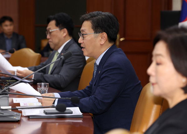 ▲ 발언하는 김범석 기재부 장관 직무대행. /뉴시스