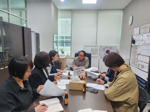 ▲ 안광률 의원, 장애학생 교육권 보장 정담회 개최 모습.